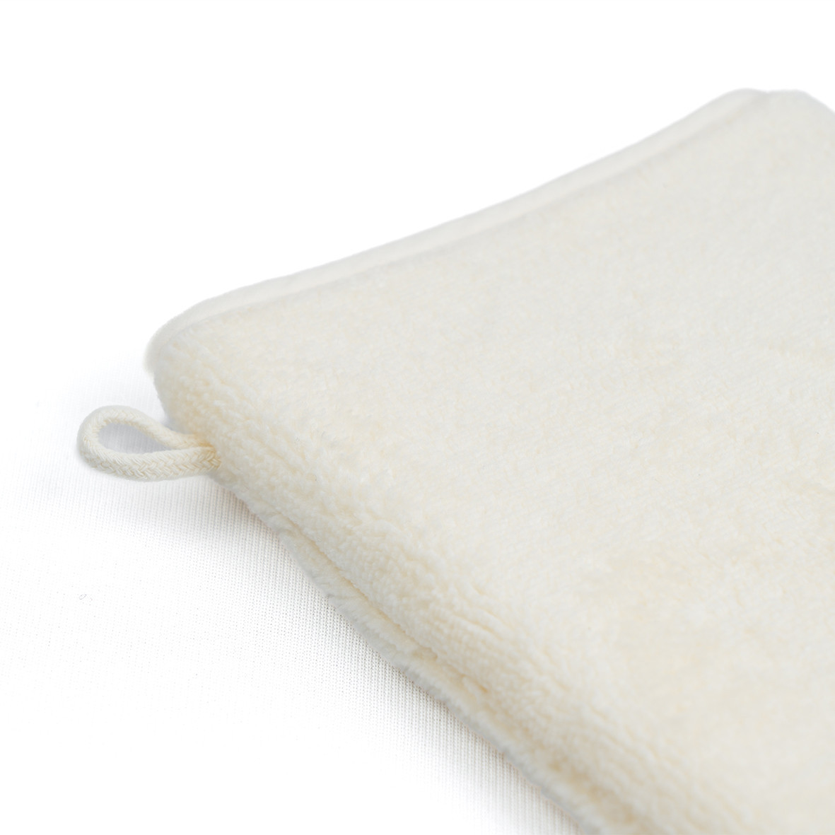 Wash mitt "Jardins de Kyoto" - Ivory color