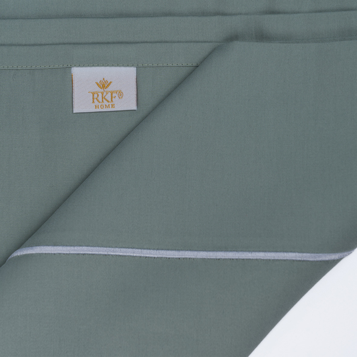 Flat sheet "Forêt Boréale" - Sage color