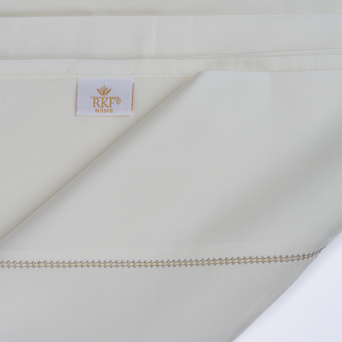 Flat sheet "Jardins de Kyoto" - Ivory color