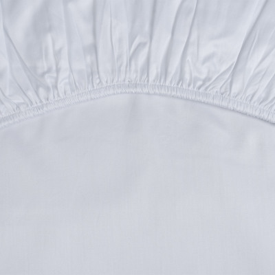 Drap housse "Jardins de Kyoto" - Blanc