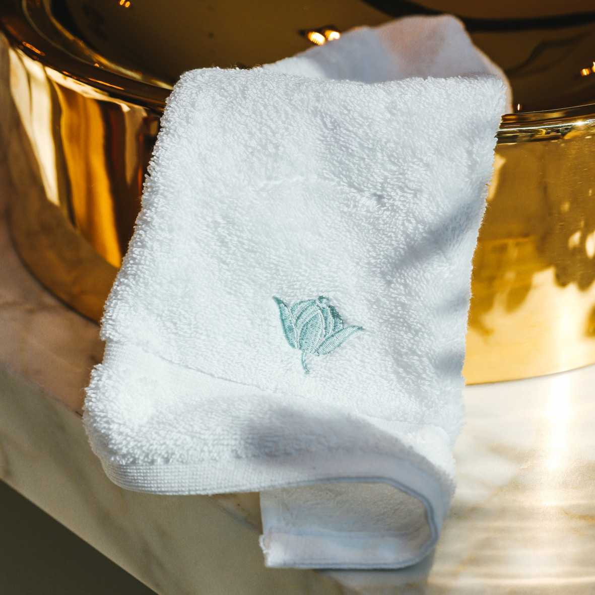 Hand towel "Forêt Boréale" - White