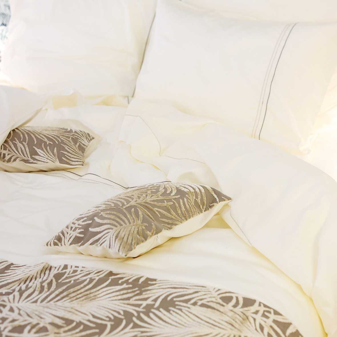 Duvet cover "Jardins de Kyoto" - Ivory color | RKF Home