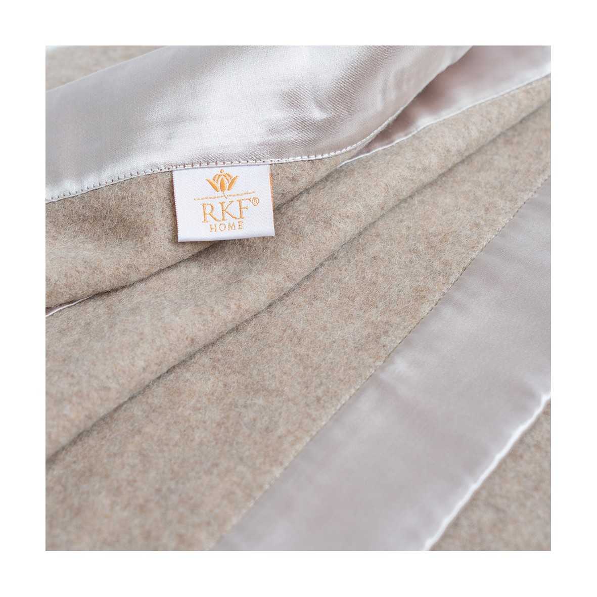 Cashmere Silk Throw - Taupe Color