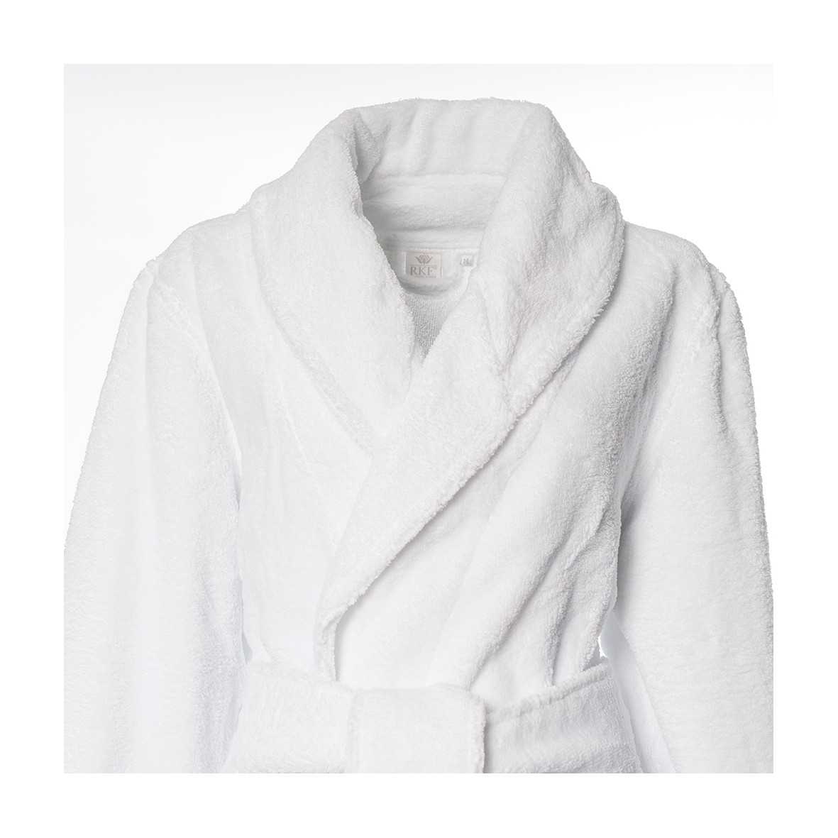 Bathrobe Unisex DAHLIA "Les Essentiels" - White