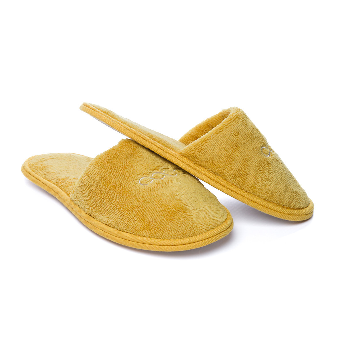 Men's bath slippers "Topaze Impériale" - Saffron color