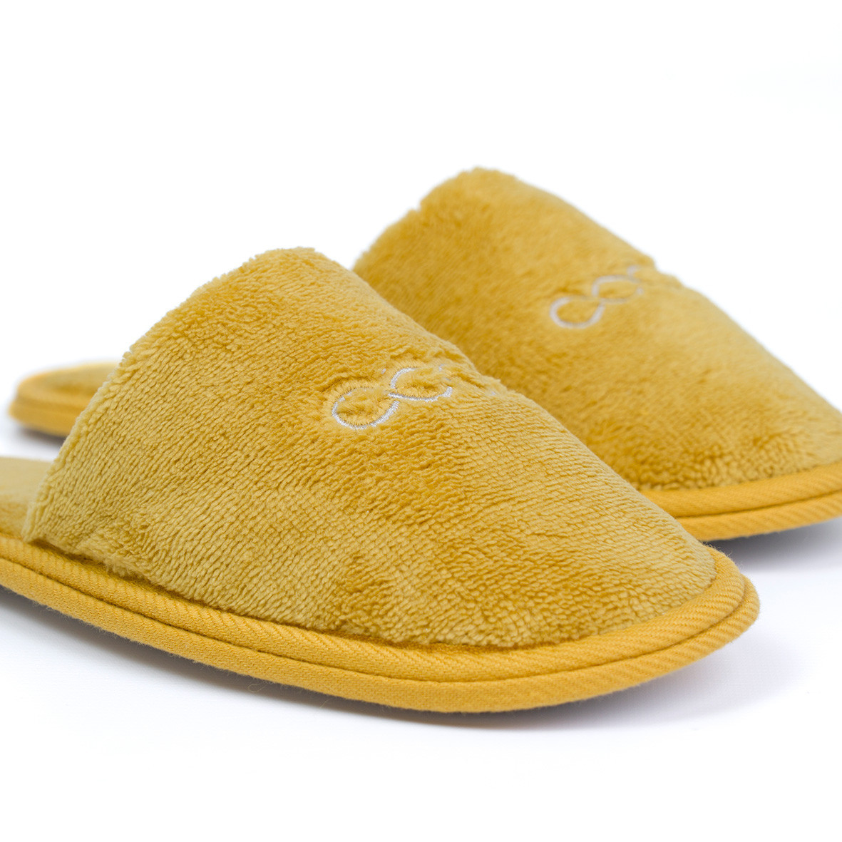 Men's bath slippers "Topaze Impériale" - Saffron color