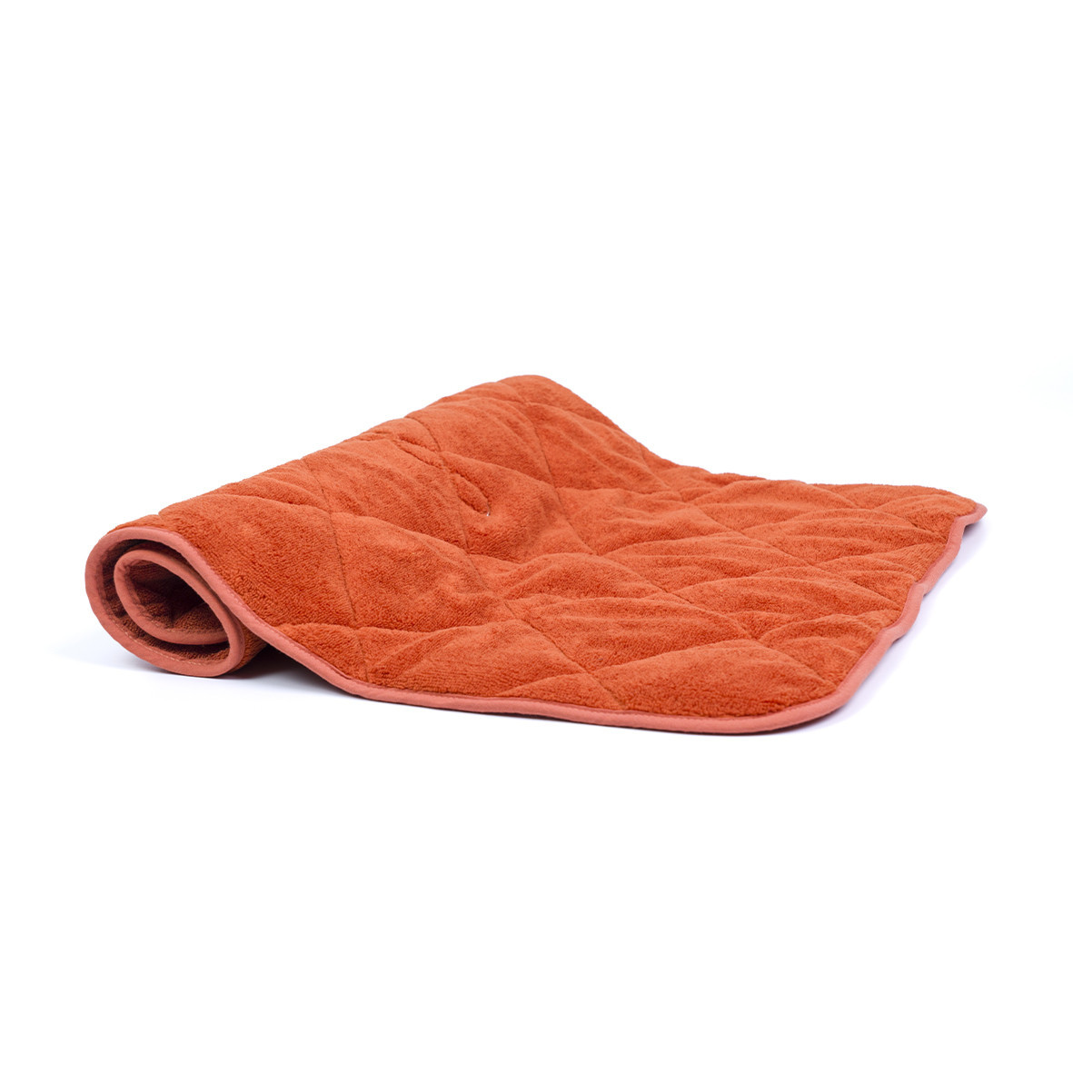 Bath mat "Topaze Impériale" - Paprika color