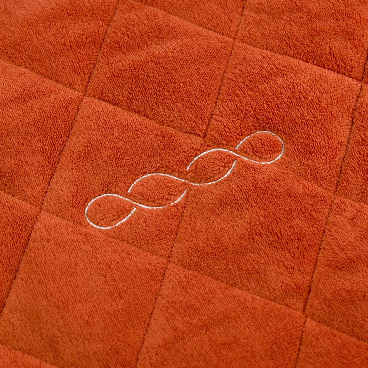 Bath mat "Topaze Impériale" - Paprika color