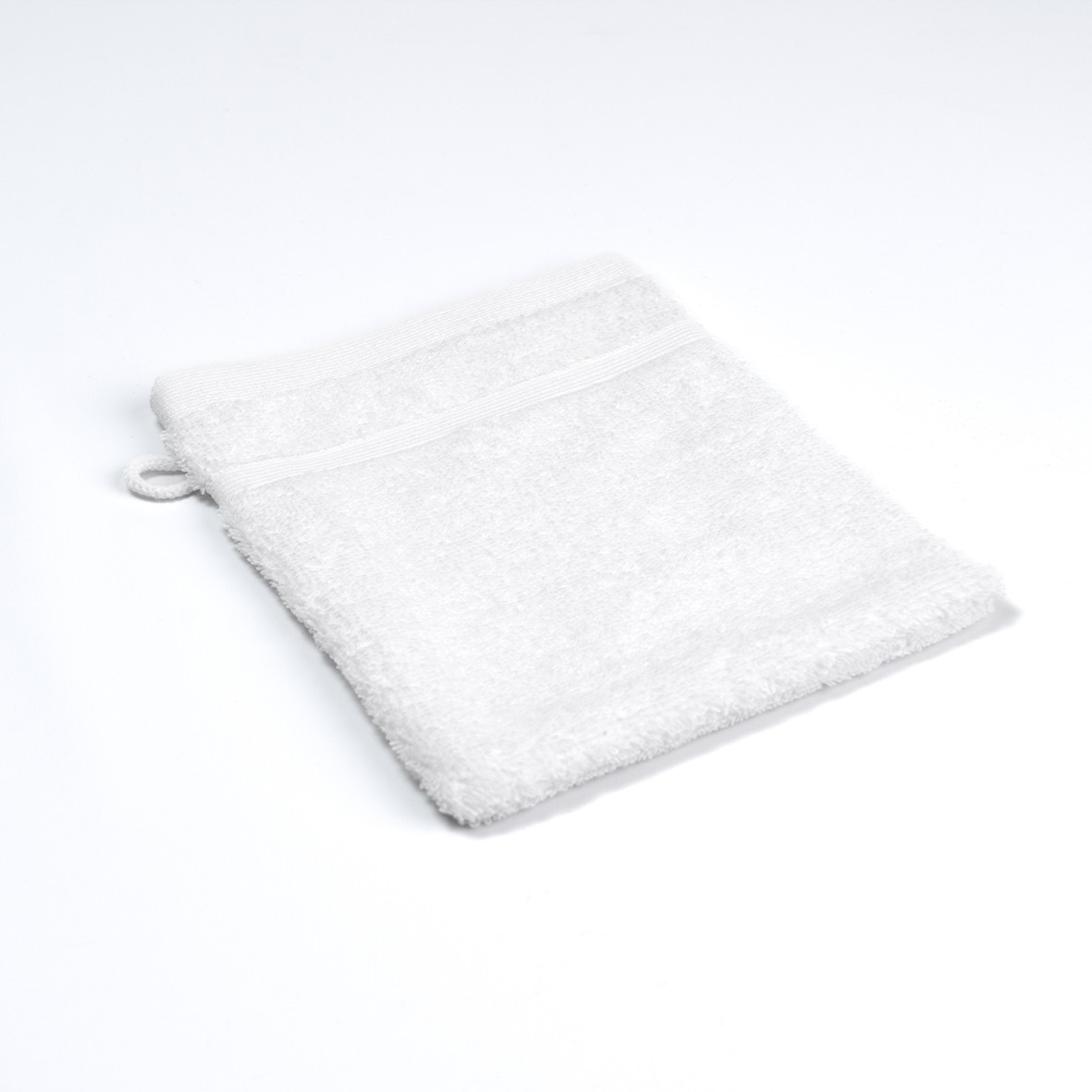 Gant de toilette "Les Essentiels" - Blanc