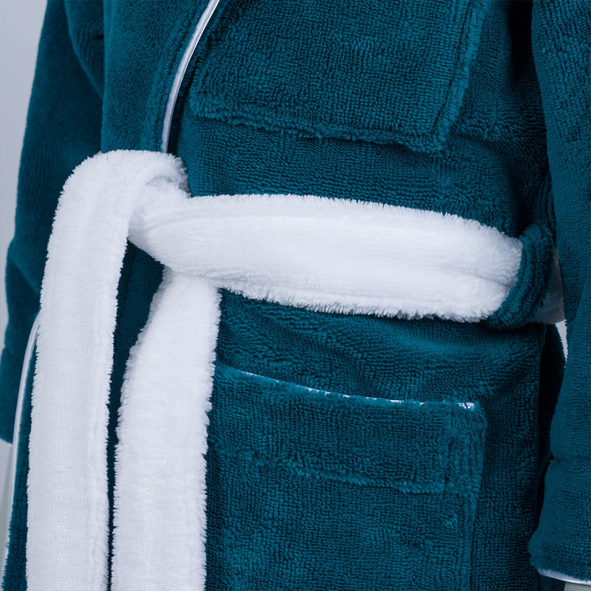 Bathrobe Dreamsoft "Forêt Boréale" - Blue