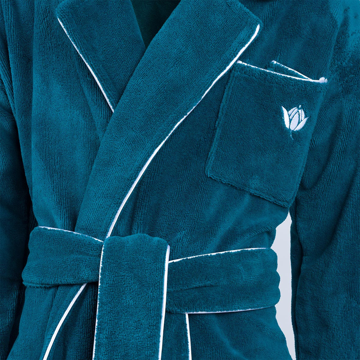 Bathrobe Dreamsoft "Forêt Boréale" - Blue