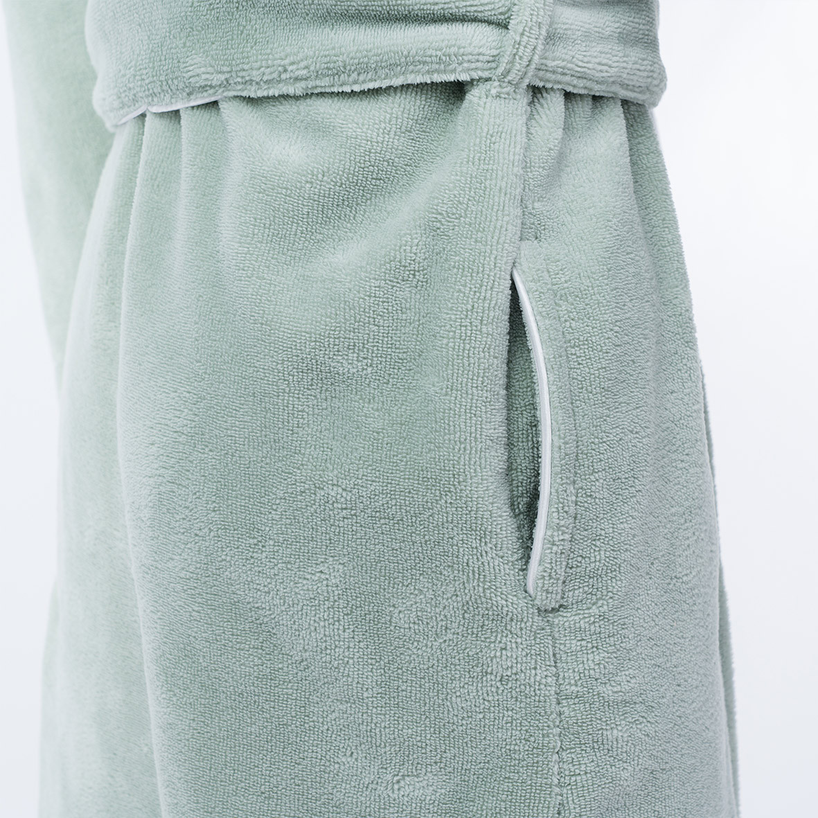 Bathrobe Dreamsoft "Forêt Boréale" - Sage color