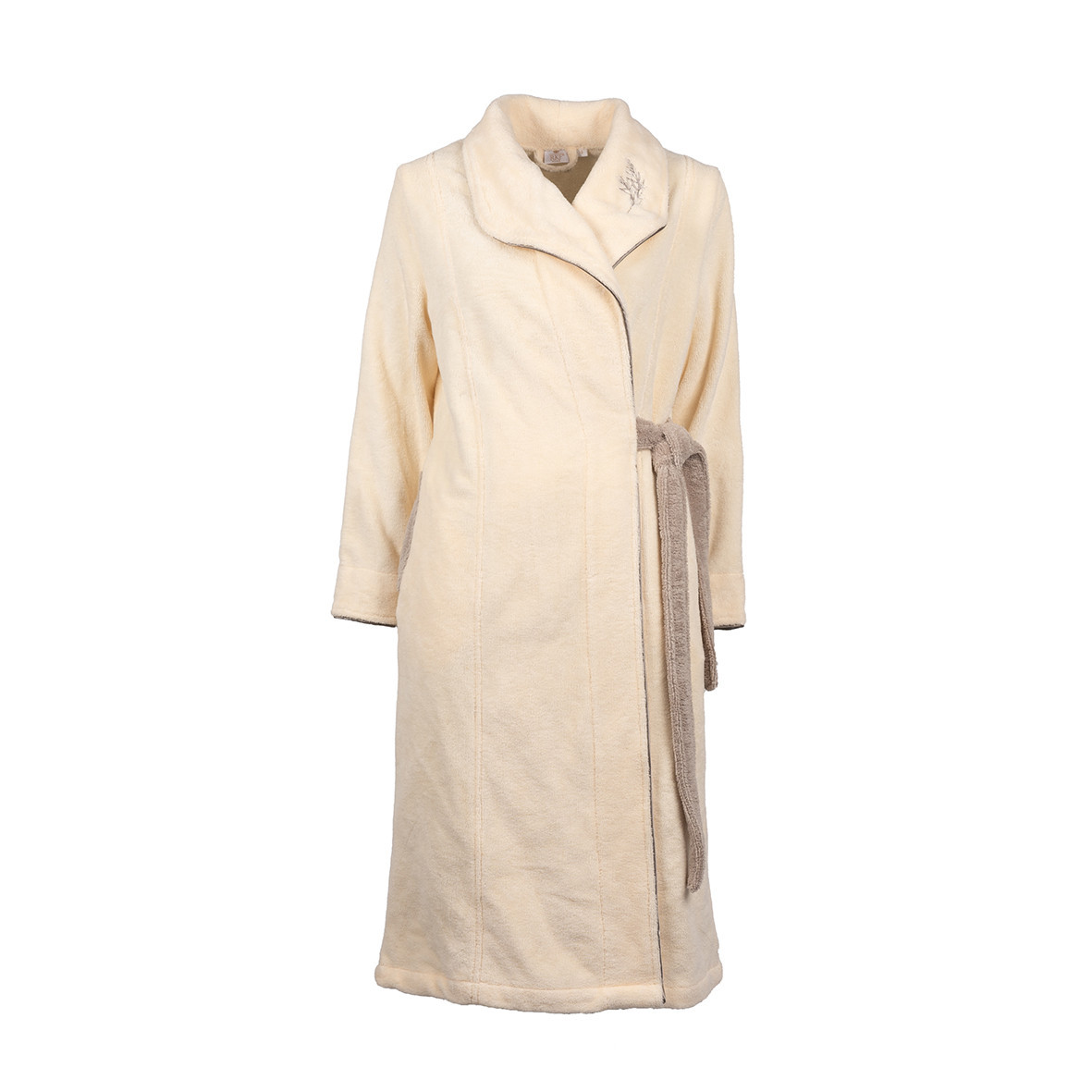 Bathrobe Dreamsoft "Jardins de Kyoto" - Ivory color