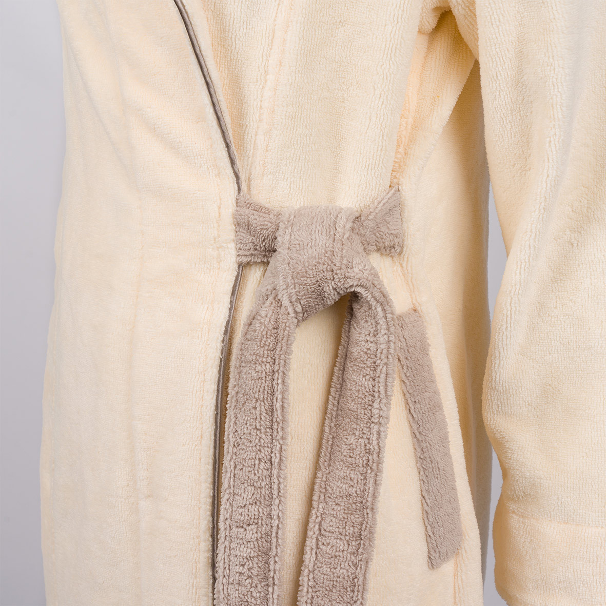 Bathrobe Dreamsoft "Jardins de Kyoto" - Ivory color