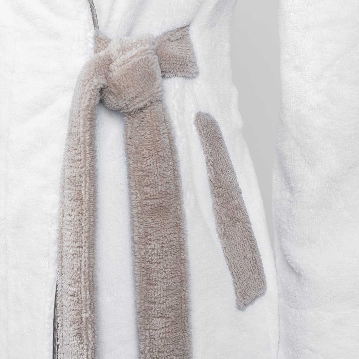 Bathrobe Dreamsoft "Jardins de Kyoto" - White