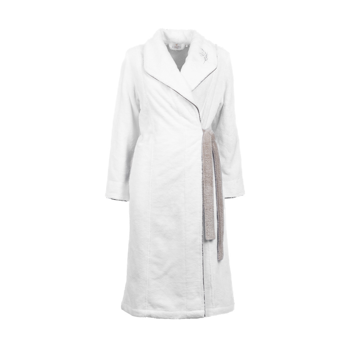 Bathrobe Dreamsoft "Jardins de Kyoto" - White