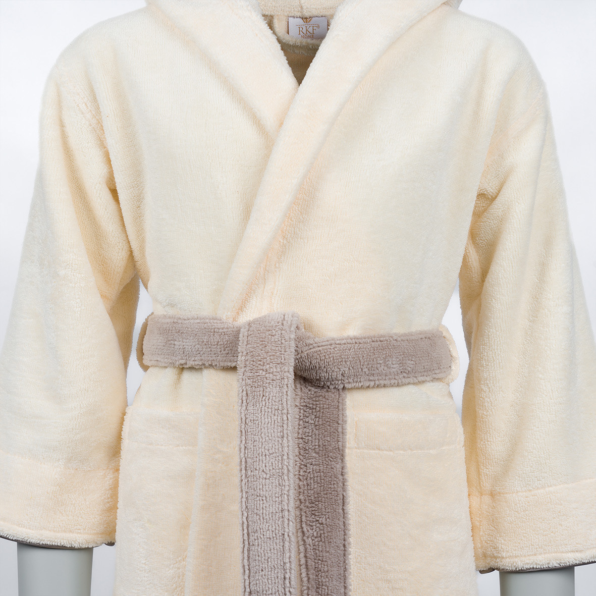 Bathrobe Dreamsoft "Jardins de Kyoto" - Ivory color