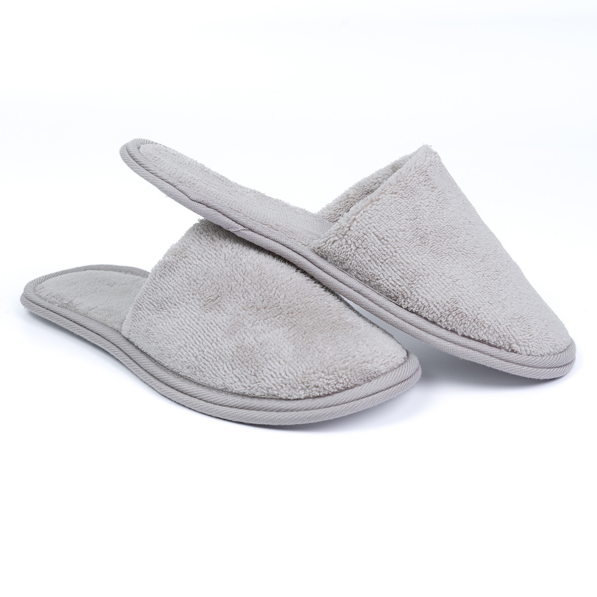 Men's bath slippers "Jardins de Kyoto" - Taupe color