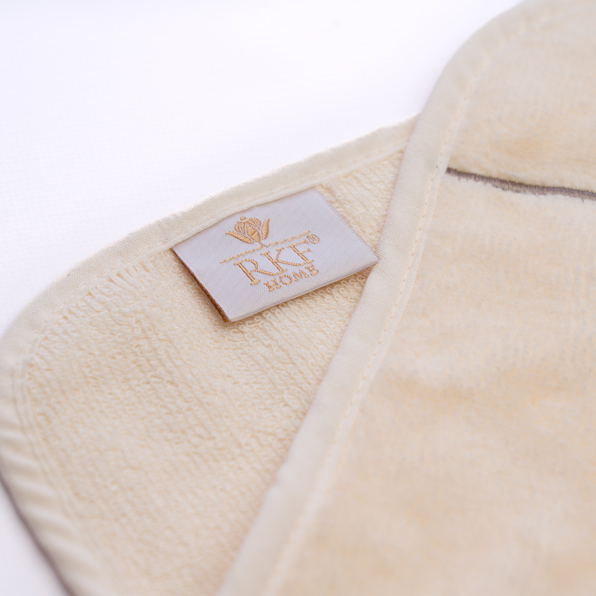 Hand towel "Jardins de Kyoto" - Ivory color